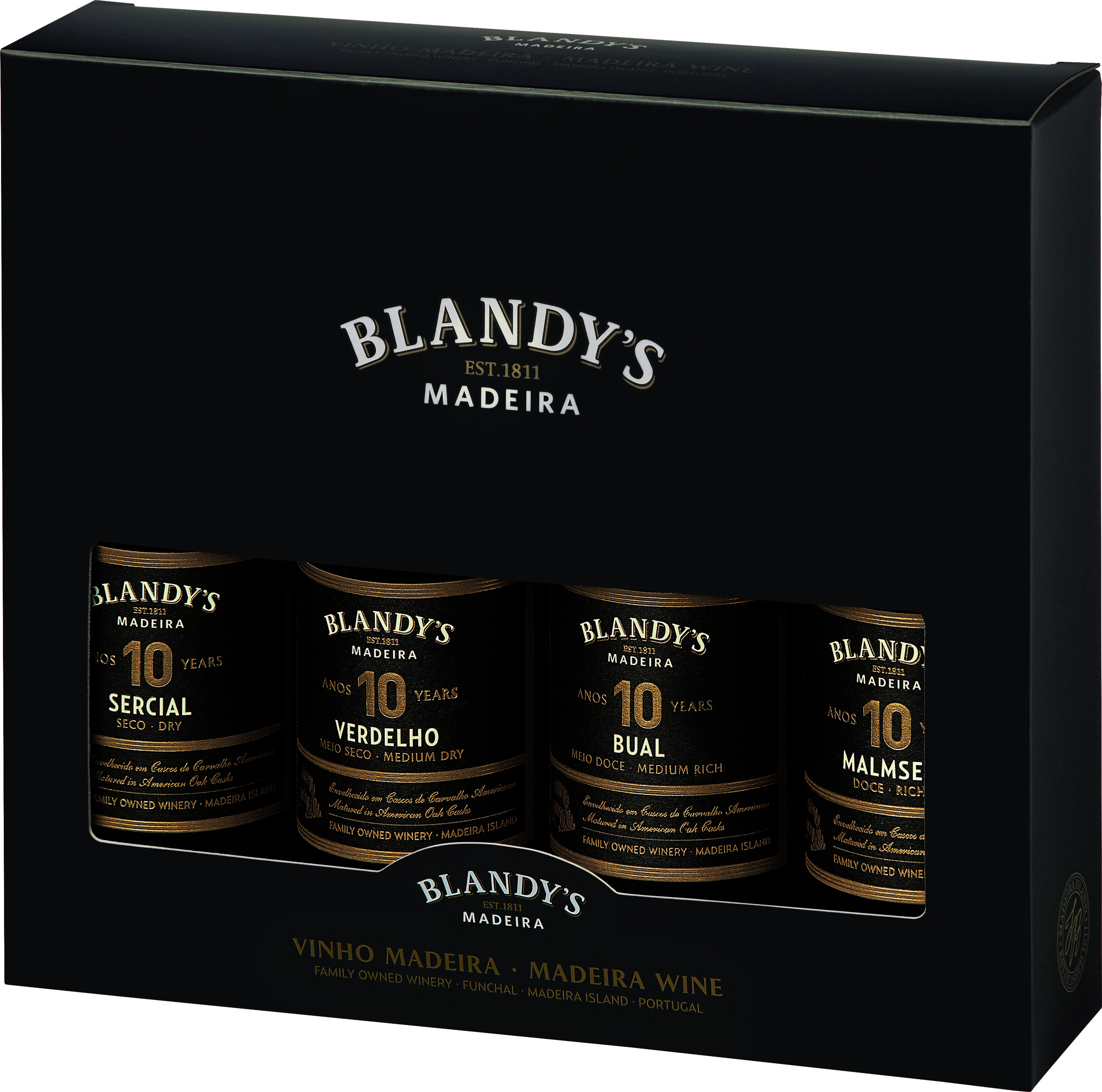 Product Image for BLANDY'S 10 YEAR OLD VARIETAL PACK - 3 X (4X200ML)
